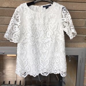 FRENCH CONNECTION LACE TOP